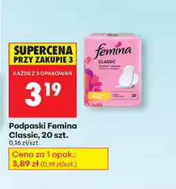 Biedronka Podpaski Femina oferta