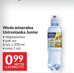 Makro Woda mineralna Ustronianka Junior oferta