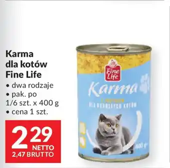 Makro Karma dla kotów Fine Life oferta
