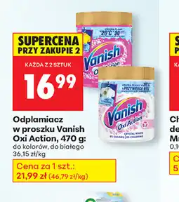 Biedronka Odplamiacz w proszku Vanish oferta