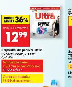 Biedronka Kapsułki do prania Ultra Expert Sport oferta