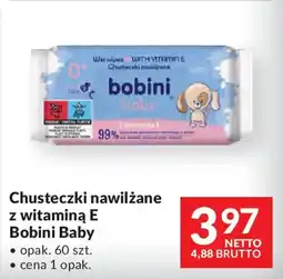 Makro Chusteczki nawilżane z witaminą E Bobini Baby oferta