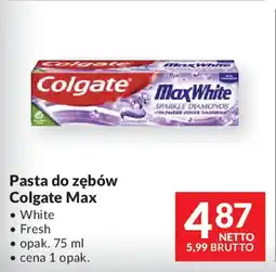 Makro Pasta do zębów Colgate Max oferta