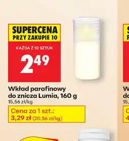 Biedronka Wkład parafinowy do znicza Lumina oferta