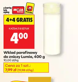 Biedronka Wkład parafinowy do zniczy oferta