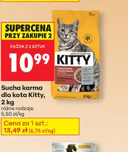 Biedronka Sucha karma dla kota Kitty oferta