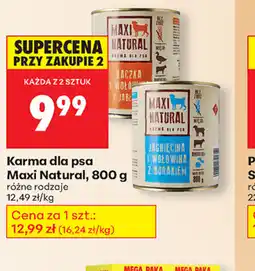 Biedronka Karma dla psa Maxi Natural oferta
