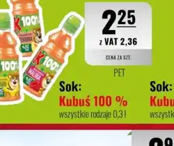 Eurocash Sok Kubuś 100 % oferta