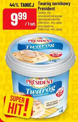 Polomarket Twaróg sernikowy Président 1kg oferta