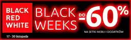 Black Red White Black Weeks do -55% oferta