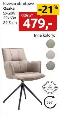Black Red White krzesło obrotowe Osaka oferta
