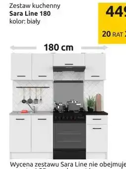 Black Red White zestaw kuchenny Sara Line 180 oferta