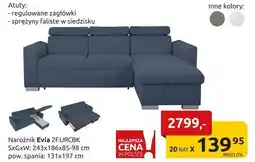 Black Red White narożnik Evia oferta