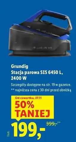 Lidl Żelazko si 6450 Grundig oferta