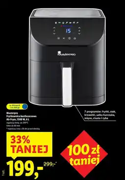 Lidl Frytkownica beztłuszczowa Masterpro oferta