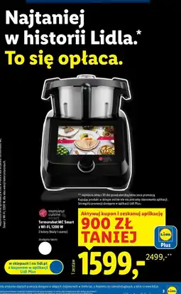 Lidl Robot gotujący 1200 w Monsieur Cuisine Smart oferta