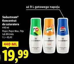 Lidl Syrop pepsi max Sodastream oferta