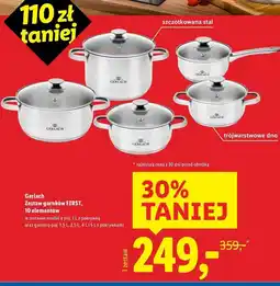Lidl Zestaw garnków first Gerlach oferta