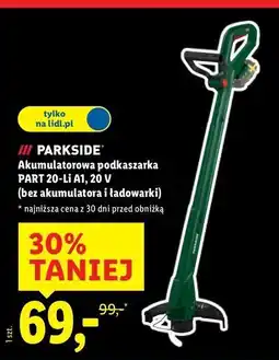 Lidl Podkaszarka akumulatorowa 20 v Parkside oferta
