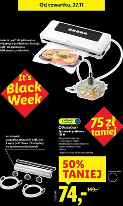 Lidl Zgrzewarka do pakowania próżniowego 125 w Silvercrest oferta