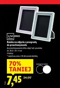 Lidl Ramka na zdjęcia Livarno Home oferta