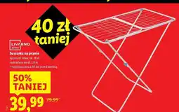 Lidl Suszarka na pranie 18 m Livarno Home oferta