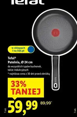 Lidl Patelnia 24 cm Tefal oferta