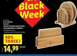 Lidl Deski do krojenia bambusowe Livarno Home oferta