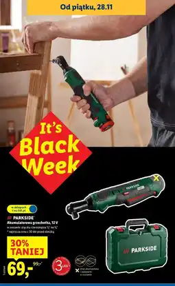 Lidl Grzechotka akumulatorowa par 12 b1 Parkside oferta