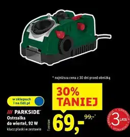 Lidl Ostrzałka do wierteł Parkside oferta