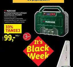 Lidl Kompresor przenośny 12 v Parkside oferta