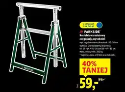 Lidl Koziołek warsztatowy Parkside oferta