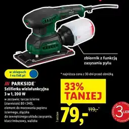 Lidl Szlifierka wielofunkcyjna 3w1 Parkside oferta