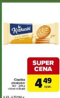 Carrefour Express Ciastka maślane Krakuski oferta