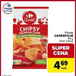 Globi Chipsy o smaku paprykowym Carrefour Classic oferta