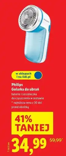 Lidl Golarka do ubrań Philips oferta