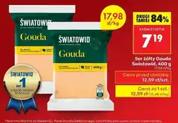 Biedronka Ser żółty Gouda Światowid, 400g oferta