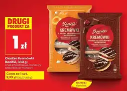 Biedronka Ciastka Kremówki Bonitki, 330g oferta