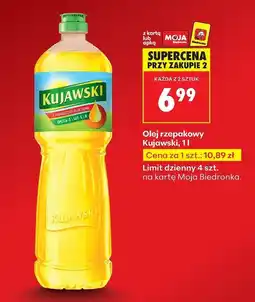 Biedronka Olej rzepakowy Kujawski, 1l oferta