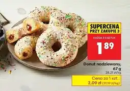 Biedronka Donut nadziewany, 67g oferta