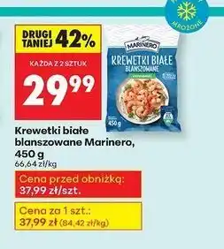 Biedronka krewetki białe blanszowane Marinero, 450g oferta