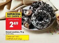 Biedronka Donut cookies, 75g oferta