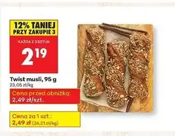 Biedronka Twist musli, 95g oferta
