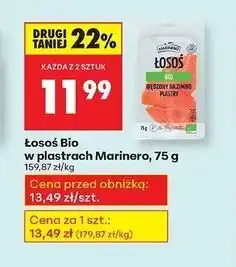 Biedronka Łosoś w plastrach Marinero, 75g oferta