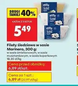 Biedronka Filety śledziowe w sosie Marinero, 300g oferta
