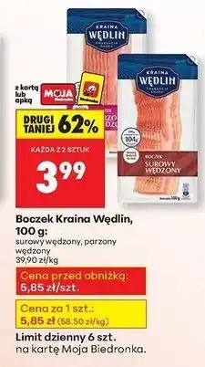 Biedronka Boczek Kraina Wędlin, 100g oferta