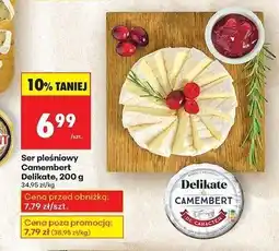 Biedronka Ser pleśniowy Camembert Delikate, 200g oferta