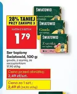 Biedronka Ser topiony Światowid, 100g oferta