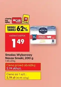 Biedronka Smalec Wyborowy Nasze Smaki, 200g oferta