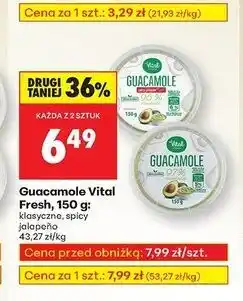 Biedronka Guacamole Vital Fresh, 150g oferta